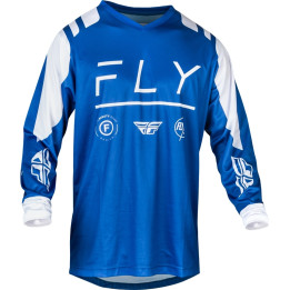 Maillot FLY RACING F-16 - True Blue/blanc | Oxmoto