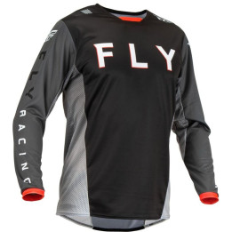 Maillot FLY RACING Kinetic Kore Noir/Gris | Oxmoto