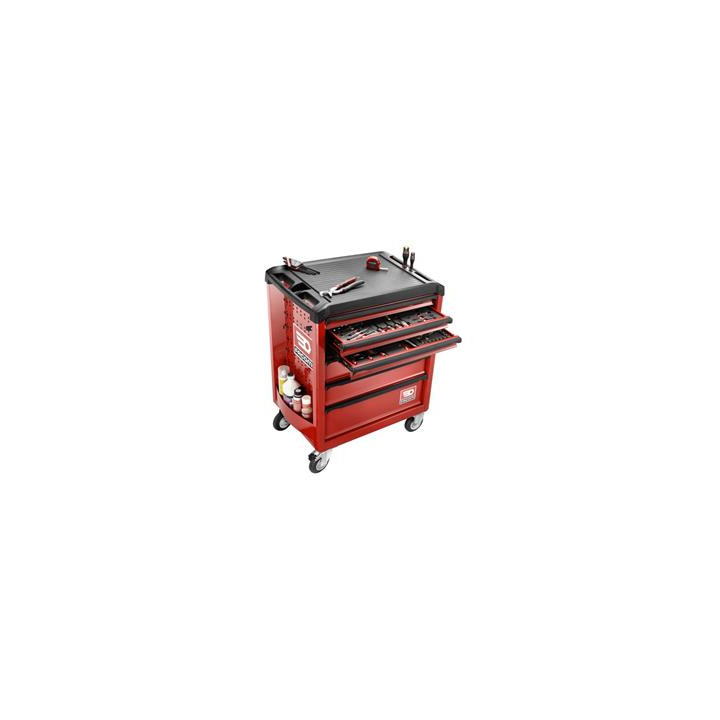 Servante FACOM roll rouge 6 tiroirs - 3 modules par tiroir