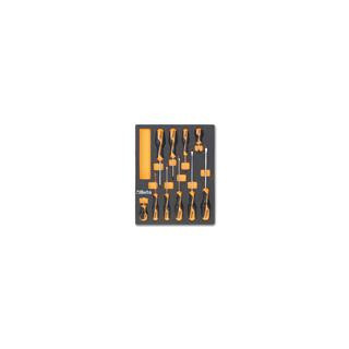 Plateau thermoformé souple Beta série m m208 10 tournevis