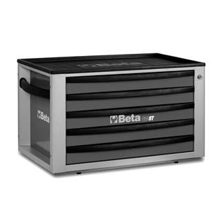 Coffre d'atelier Beta c23st-g 5 tiroirs gris | Oxmoto