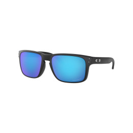 Lunettes de soleil Oakley Holbrook Verres Prizm Sapphire Polarized - Monture Matte Black