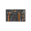 Plateau thermoformé souple Beta série m m25 40 clés mixtes et adapteurs pour douilles