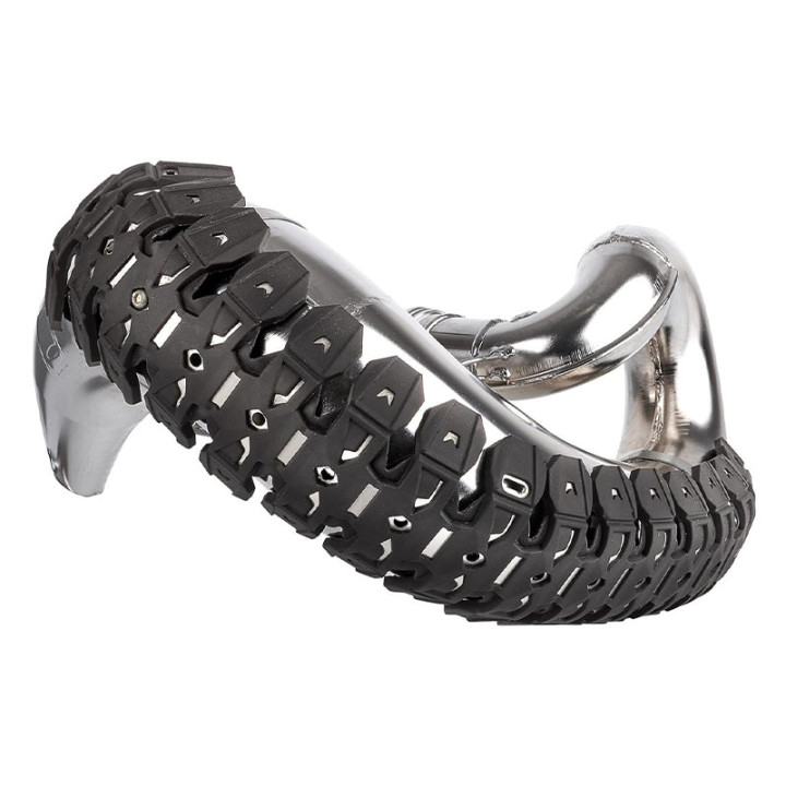 Protection d'echappement Polisport Armadillo noir | Oxmoto