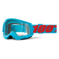 Lunettes 100% strata 2 summit - écran transparent | Oxmoto