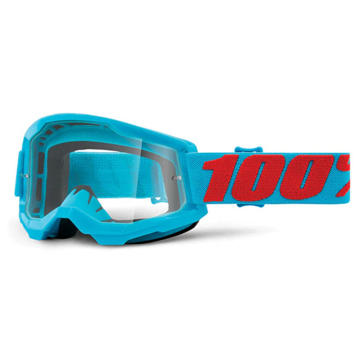 Lunettes 100% strata 2 summit - écran transparent | Oxmoto