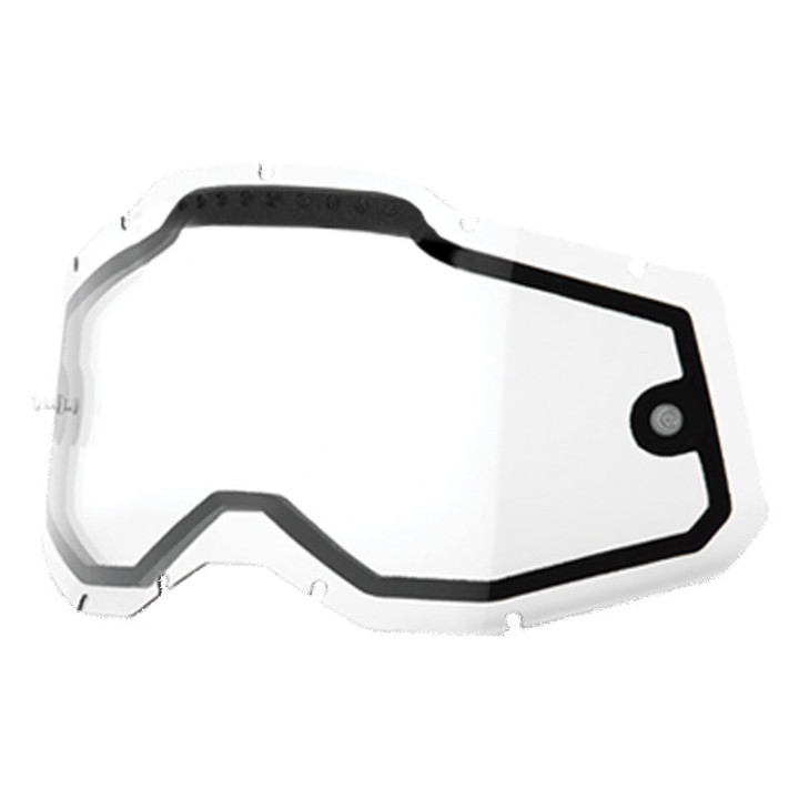 Ecran 2.0 double ventilé - racecraft 2/accuri 2/strata 2 transparent