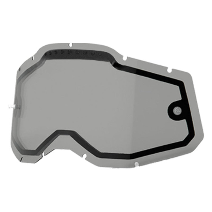 Ecran 2.0 double ventilé - racecraft 2/accuri 2/strata 2 fumé gris