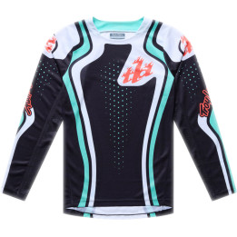 Maillot enfant TROY LEE DESIGNS GP Pro - Roller noir/Teal
