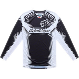 Maillot TROY LEE DESIGNS GP Pro - Streamline noir/blanc
