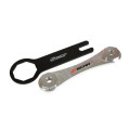 Clé de bouchon de fourche double Scar Ø49mm/8 pans - fourches KYB
