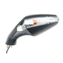 Rétroviseur avec clignotant Highsider smart gauche type origine - noir Derbi GPR