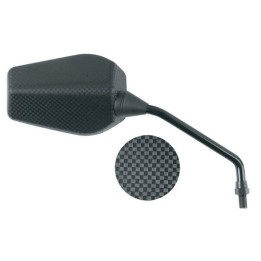 Rétroviseur Highsider smart droit type origine - carbone Derbi Senda