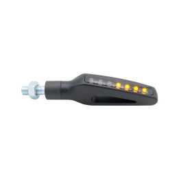 Clignotants Lightech Led plastique ABS noir séquentiel