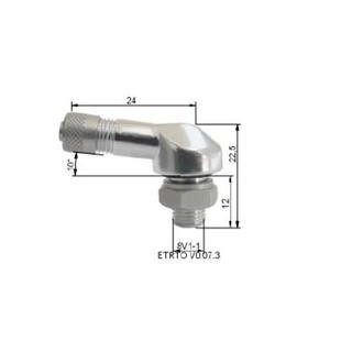 Valve pneumatique alu Bihr Ø8,5mm - x10 | Oxmoto