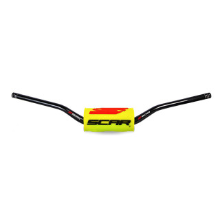 Guidon Scar 0² ø 28.6 jaune | Oxmoto