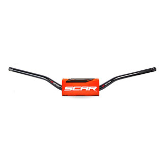 Guidon Scar 0² ø 28.6 orange | Oxmoto