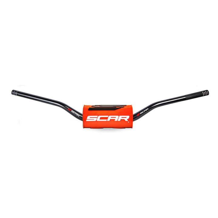 Guidon Scar 0² ø 28.6 orange | Oxmoto