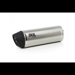 Silencieux IXIL Hexoval Xtrem inox / alu noir | Oxmoto