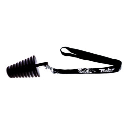 Bouchon de pot d'échappement 2 temps Bihr noir Ø14 à 37mm