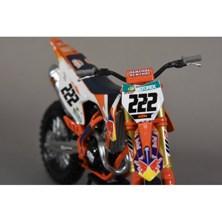 Maquette KTM 450 sx-f cairoli échelle 1/10 | Oxmoto