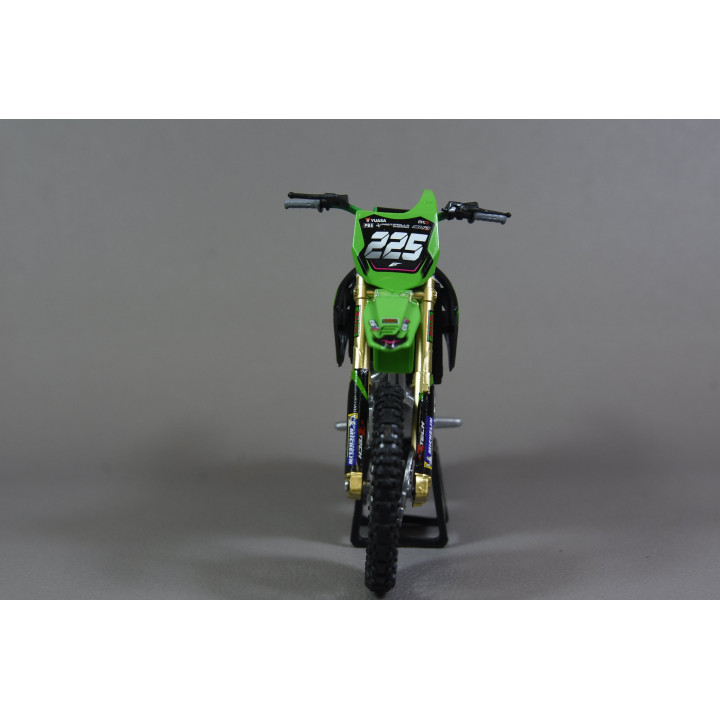 Maquette Kawasaki 250 kx-f moreau échelle 1/12 | Oxmoto