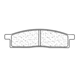 Plaquettes de frein CL BRAKES Off-Road métal fritté - 2424MX10
