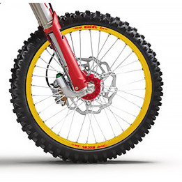 Roue avant haan wheels 21x1,60 Yamaha or/noir | Oxmoto