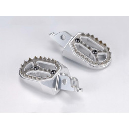 Repose-pieds Bihr Evolution argent Kawasaki KX250F/450F