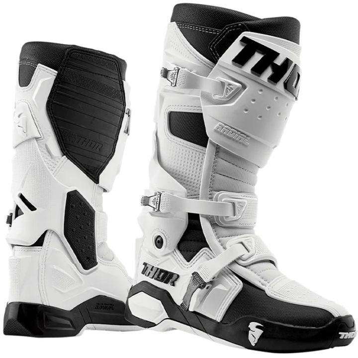 Bottes Thor radial noir/blanc 2023 | Oxmoto