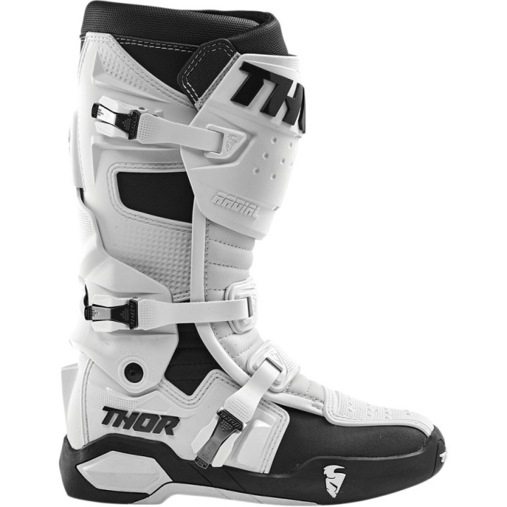 Bottes Thor radial noir/blanc 2023 | Oxmoto