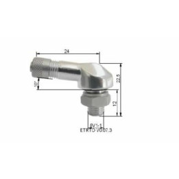 Valve pneumatique alu Bihr Ø8,5mm - x10 | Oxmoto