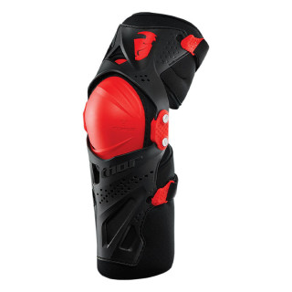 Genouillères Thor force xp enfant rouge/noir 2021 | Oxmoto