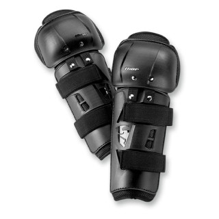 Genouillères Thor sector enfant noir | Oxmoto