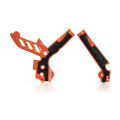 Protection cadre x-grip KTM orange | Oxmoto