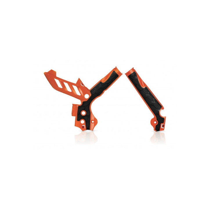 Protection cadre x-grip KTM orange | Oxmoto