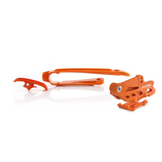 Guide chaine + patin de chaine Acerbis exc/excf17 | Oxmoto