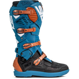 Bottes Sidi Crossfire 3 SRS - Petrol / Bronze | Oxmoto