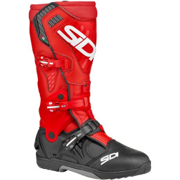 Bottes Sidi Crossair - noir / rouge | Oxmoto