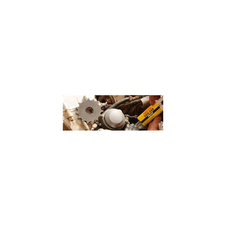 Résine époxy bi-composant aluminium A&B Loctite 3455 - seringue 24ml