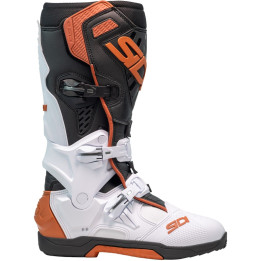 Bottes Sidi Crossair - blanc / noir / Bronze | Oxmoto