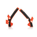 Protection cadre x-grip KTM 85 13/16- tc 85 14/16 orange 2