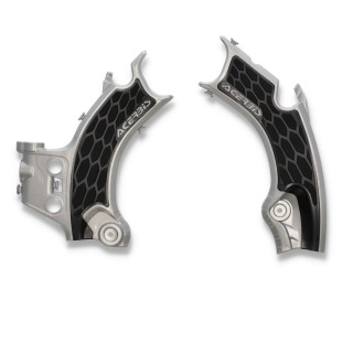 Protection cadre x-grip Honda crf450 21 argent/noit | Oxmoto