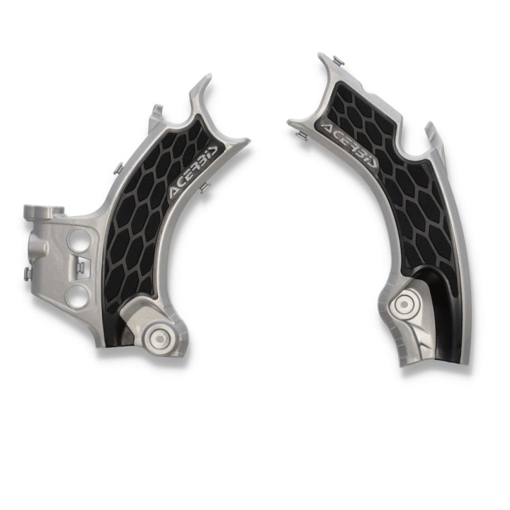 Protection cadre x-grip Honda crf450 21 argent/noit | Oxmoto