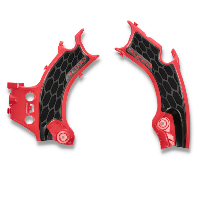 Protection cadre x-grip Honda crf450 21 rouge/noir | Oxmoto