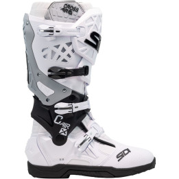 Bottes Sidi Crossair X - blanc / noir | Oxmoto
