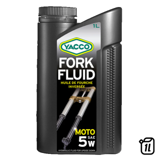 Huile de fourche Yacco 5W - 1L | Oxmoto