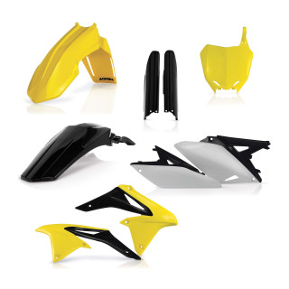 Kit plastiques complet rmz 250 10-12 origine/jaune 13