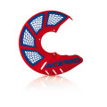 Protection disque x-brake vented rouge/bleu | Oxmoto