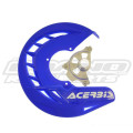 Protection de disque avant Acerbis Beta rr en plastique bleu 2013-2025